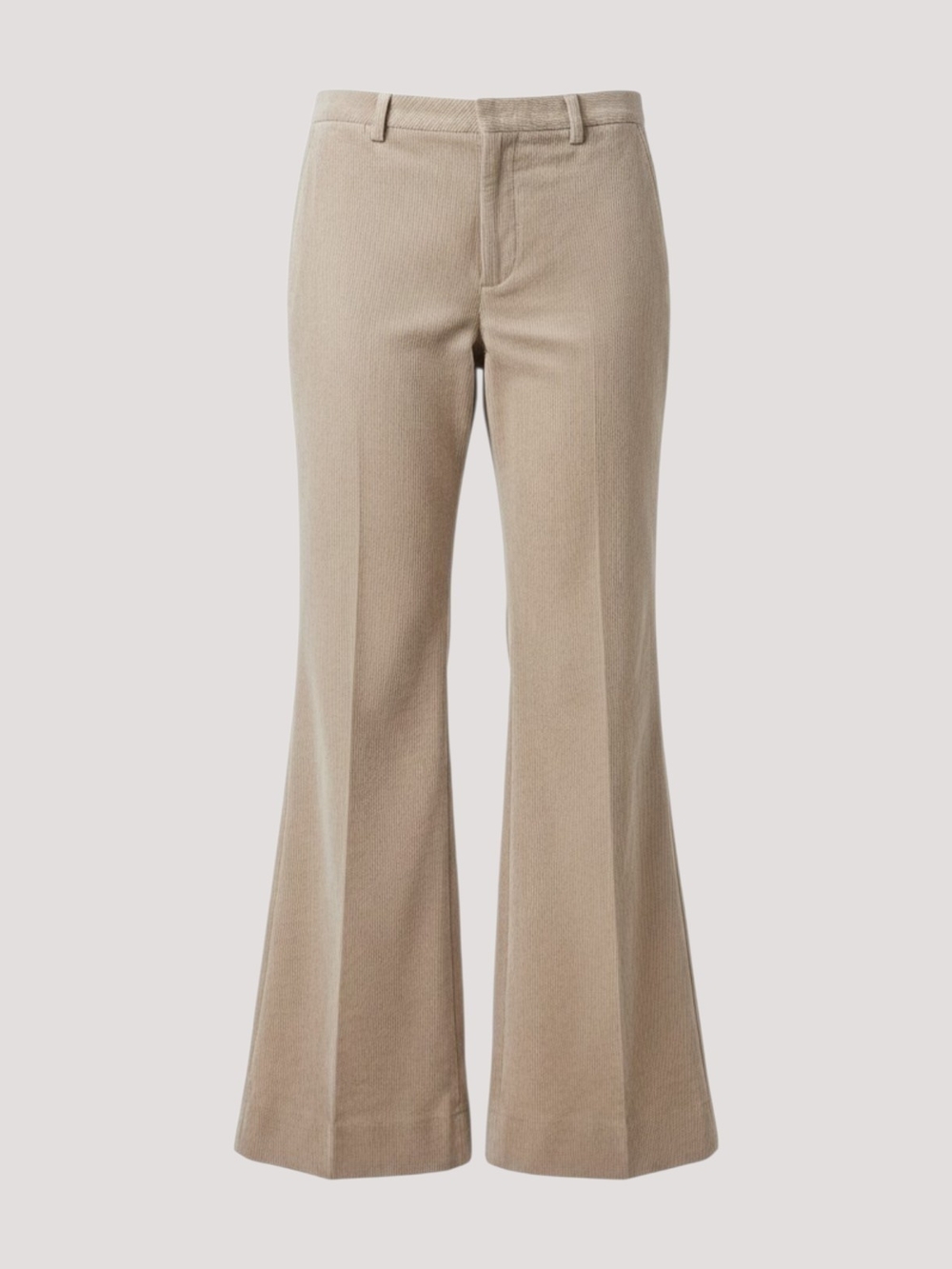 Ralph Lauren Beige Flared Corduroy Pants